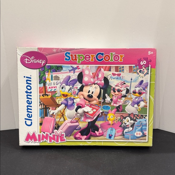 Disney | Toys | Clementoni Disneys Minnie Supercolor 6 Piece Puzzle ...